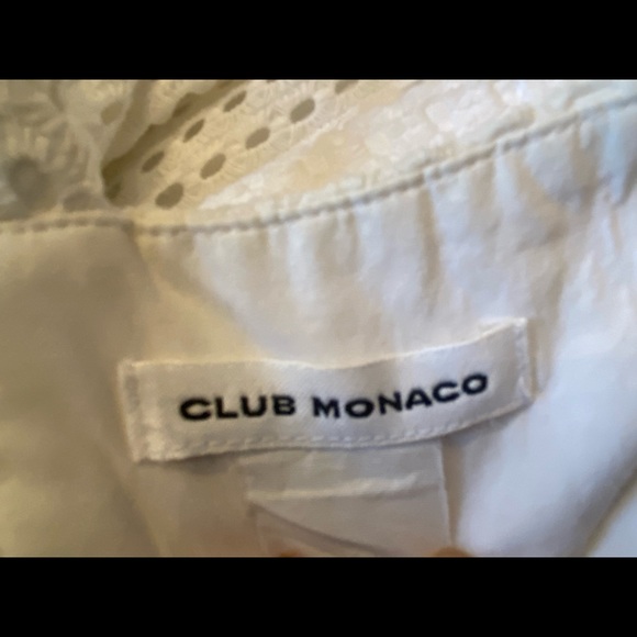 Club Monaco Tamarah white eyelet dress - Sz4 - Picture 4 of 8